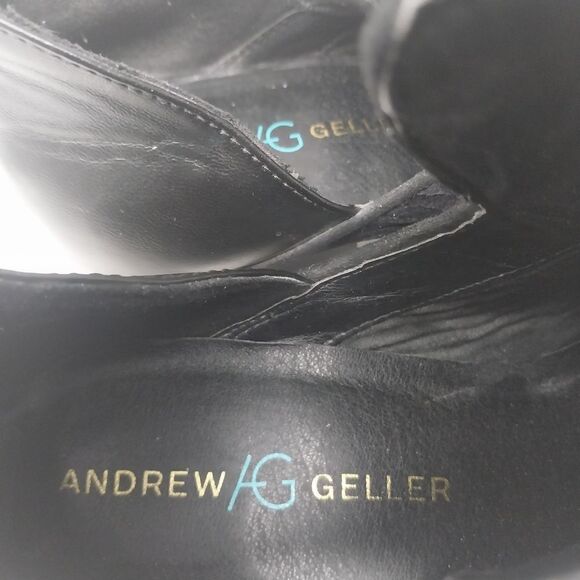 Andrew Gellar Black Suede Shoes. Size 9.5 M - Picture 12 of 16